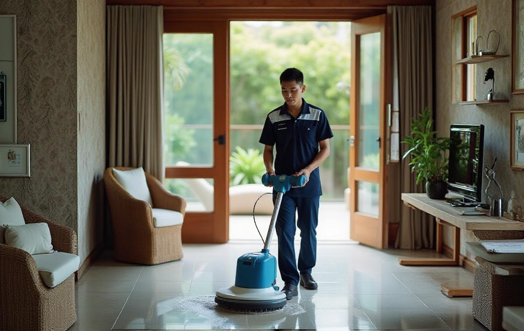 Read more about the article Jasa Pembersihan Lantai Marmer, Keramik, Dan Granit – Solusi Profesional Dari BINCare