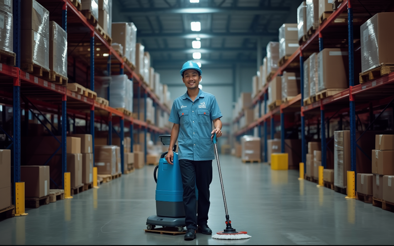 Read more about the article Jasa Cleaning Service Industri Jakarta Barat-Solusi Kebersihan Untuk Pabrik Dan Gudang Dari BINCare