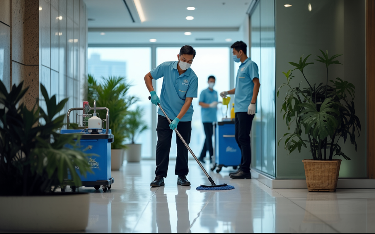 Read more about the article Jasa Cleaning Service Perkantoran Di Jakarta Timur-Bersih, Rapi, Dan Profesional Bersama BINCare