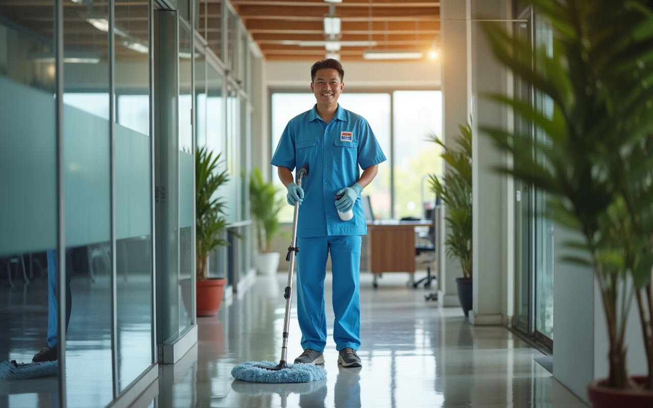 Read more about the article Jasa Cleaning Service Profesional di Cirebon-Solusi Kebersihan Untuk Kantor Dan Ruko Dari BINCare