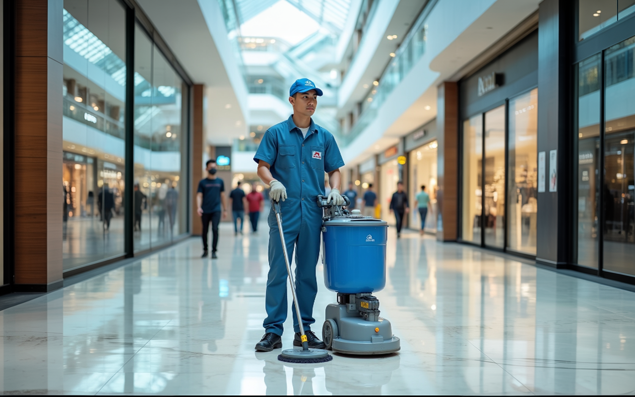 Read more about the article Jasa Cleaning Service Untuk Mal Dan Ruko Karawang-Bersih, Aman, Dan Profesional Dari BINCare