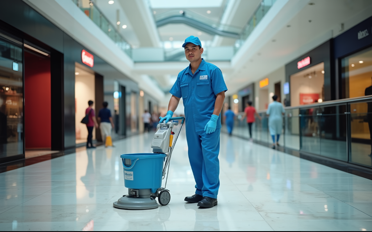 Read more about the article Jasa Cleaning Service Untuk Mal, Toko, Dan Ritel Di Jakarta Pusat-Dukung Kenyamanan Pengunjung Bersama BINCare
