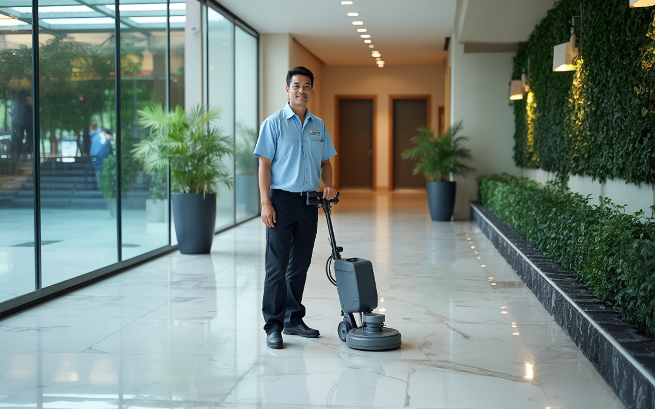 Read more about the article Outsourcing Cleaning Service Jakarta Timur-Layanan Kebersihan Andal Untuk Kantor Modern Dari BINCare