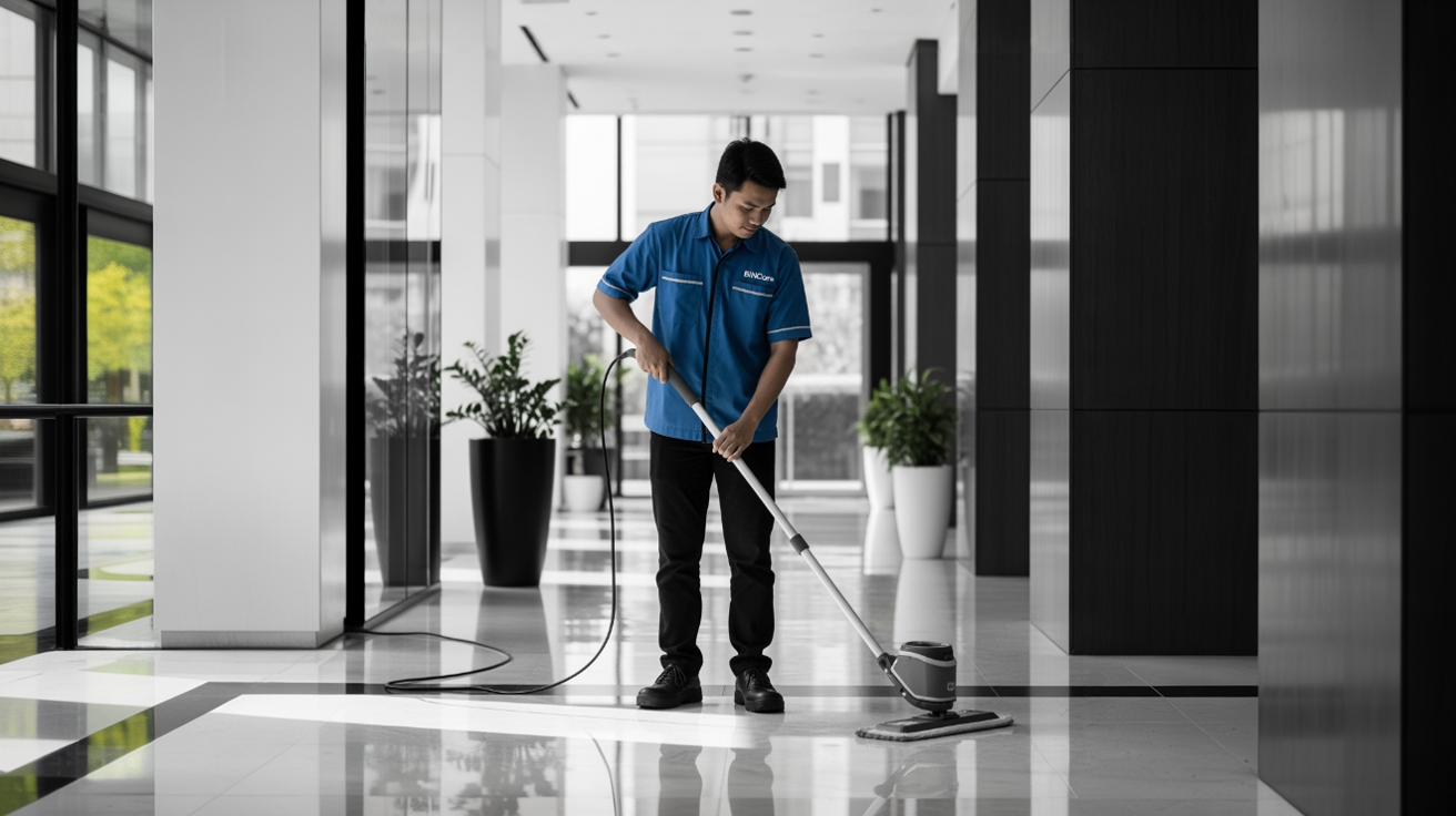 Read more about the article Outsourcing General Cleaning Service-Solusi Praktis Untuk Kebersihan Gedung Modern Bersama BINCare