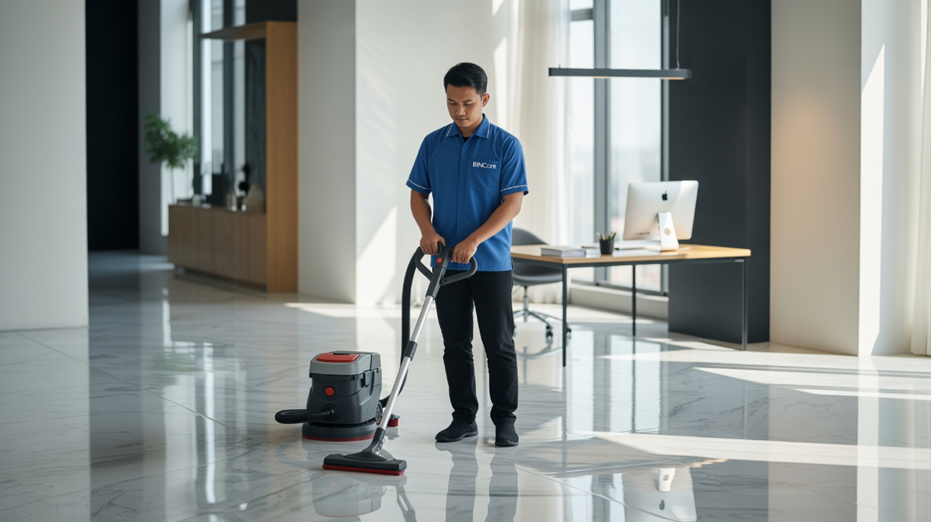 Read more about the article Vendor Cleaning Service Lantai Marmer Dan Keramik Gading Serpong-Kilau Maksimal, Aman Material Dari BINCare