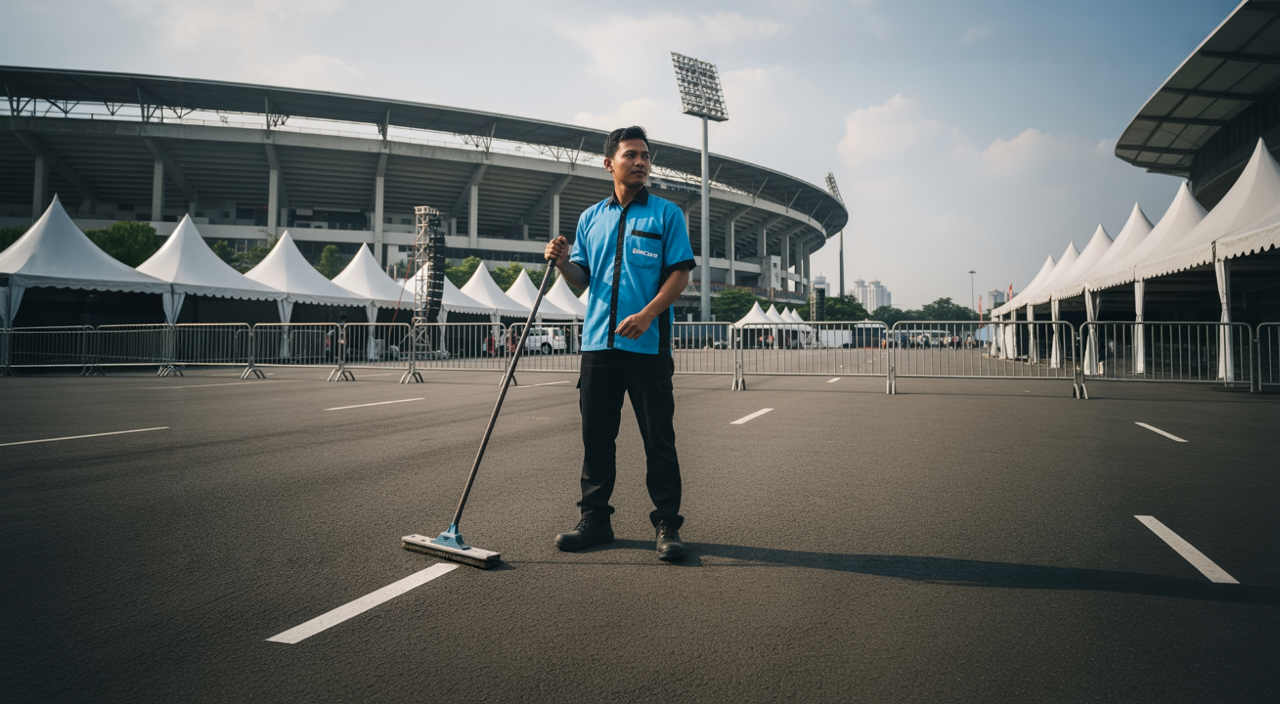Read more about the article Cleaning Service Event Outdoor Jabodetabek-Siap Tugas Di Cuaca Apa Pun Bersama BINCare