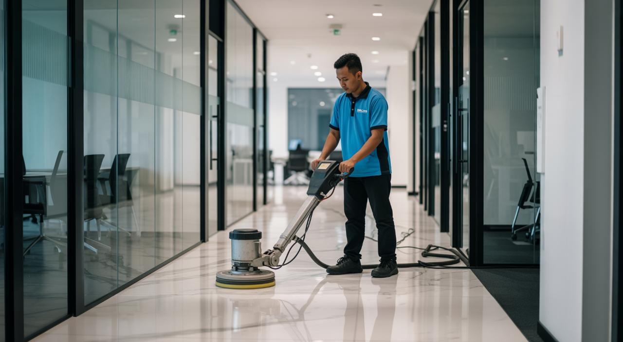 Read more about the article Jasa Cleaning Service Jakarta Timur-Tenaga Profesional Untuk Area Perkantoran Dan Pabrik Dari BINCare