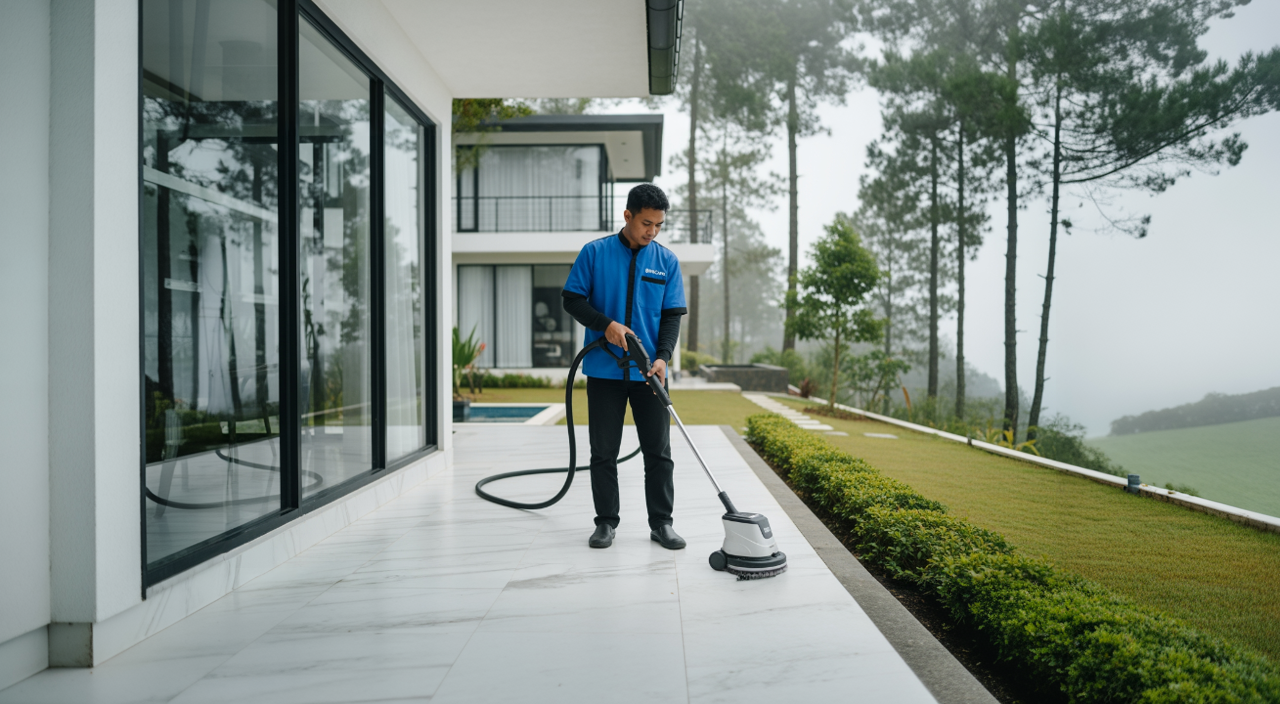 Read more about the article Outsourcing Cleaning Service Puncak-Bersih Higienis Untuk Area Perhotelan Dan Villa Bersama BINCare