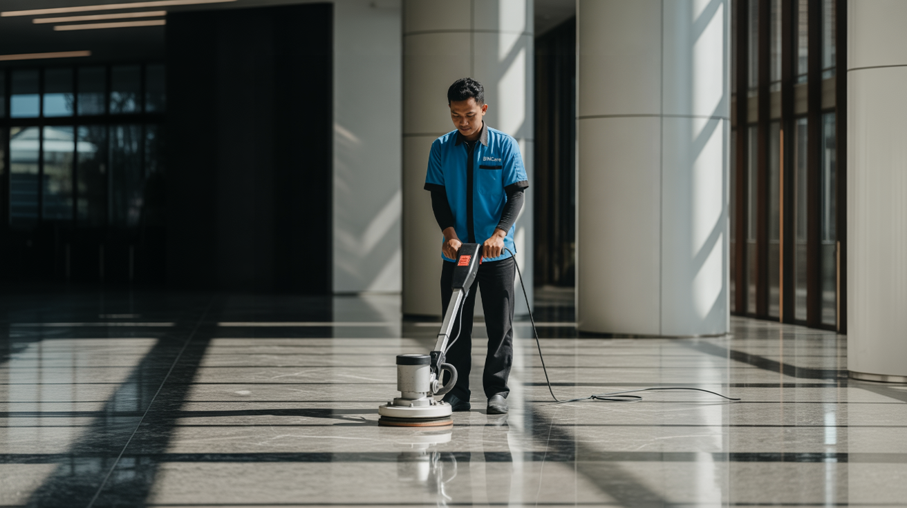 Read more about the article Vendor General Cleaning Khusus Lantai Marmer, Granit, Dan Keramik-Spesialis Dari BINCare