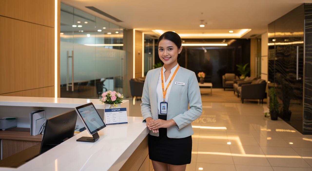 Outsourcing Resepsionis Jakarta Barat-SDM Ramah Dan Profesional Untuk Area Perkantoran Bersama BINCare