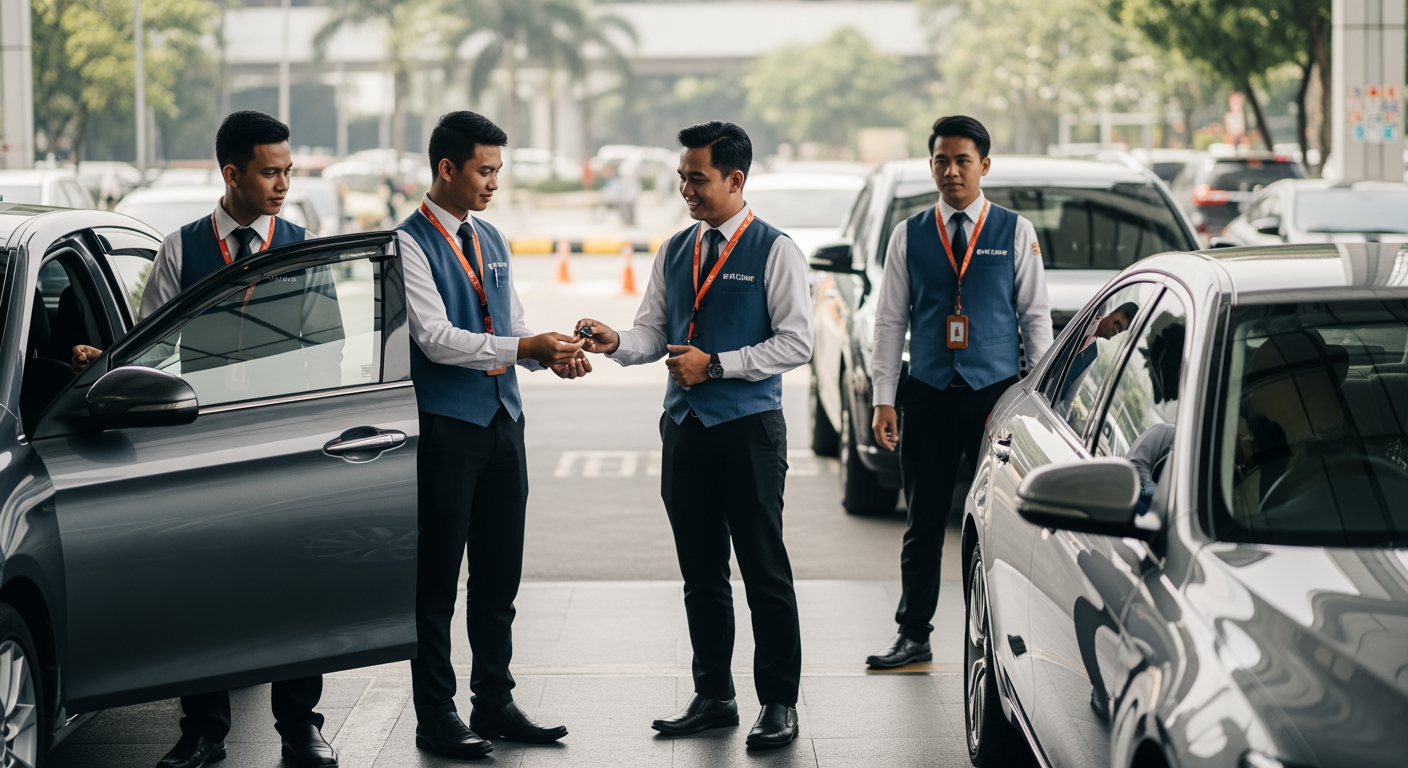 Read more about the article Outsourcing Valet Parking Jabodetabek-Solusi Parkir Profesional Untuk Area Super Sibuk Dari BINCare