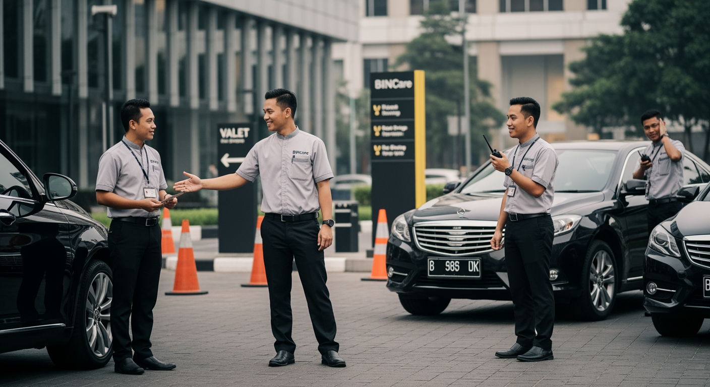 Read more about the article Outsourcing Valet Parking Jakarta Selatan-Layanan Premium Untuk Kawasan Bisnis Bersama BINCare