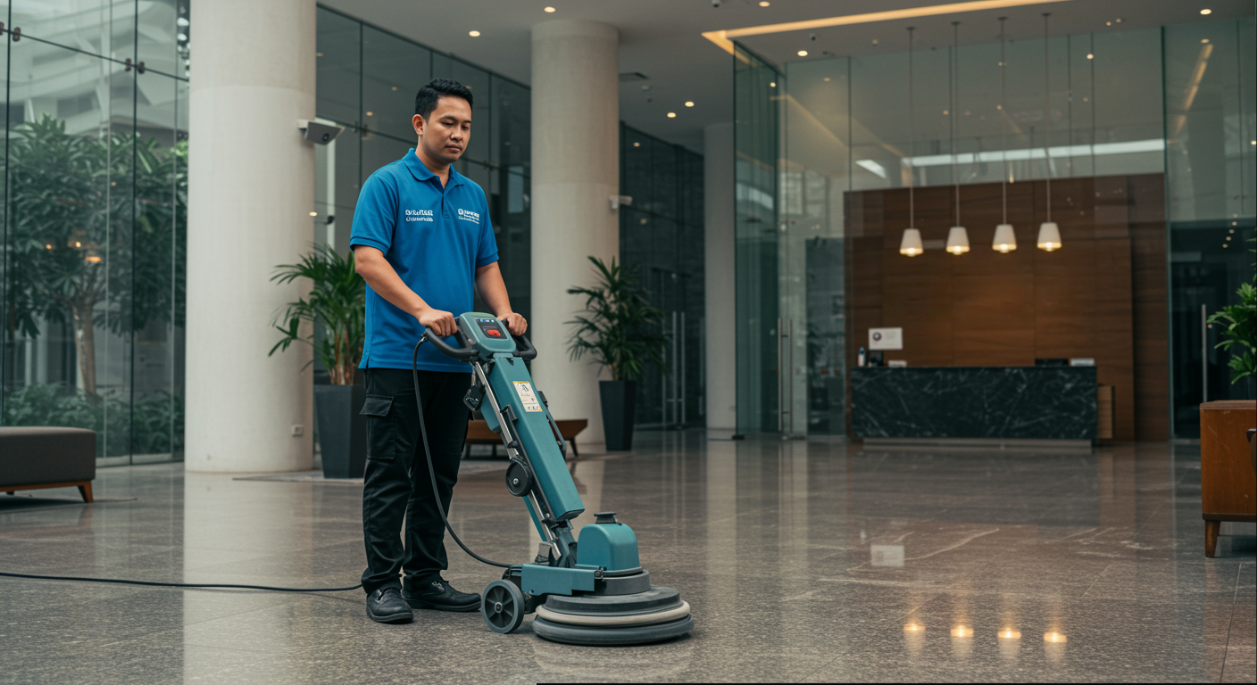 Read more about the article Jasa Cleaning Service No.1 Jakarta Timur-Kebersihan Total Untuk Lingkungan Bisnis Modern Bersama BINCare