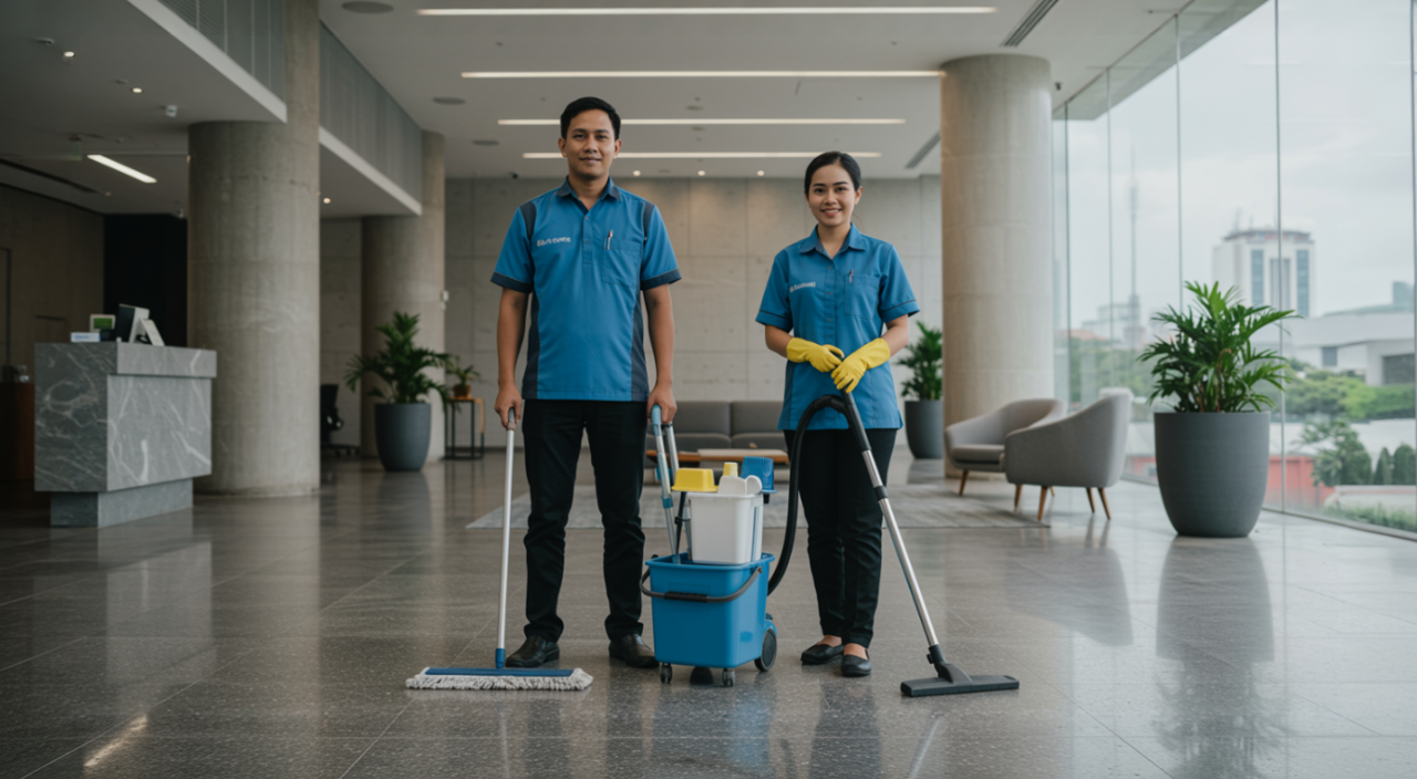 Read more about the article Jasa Cleaning Service Serang-Vendor Kebersihan Terpercaya Untuk Bisnis Menengah Dan Besar Bersama BINCare